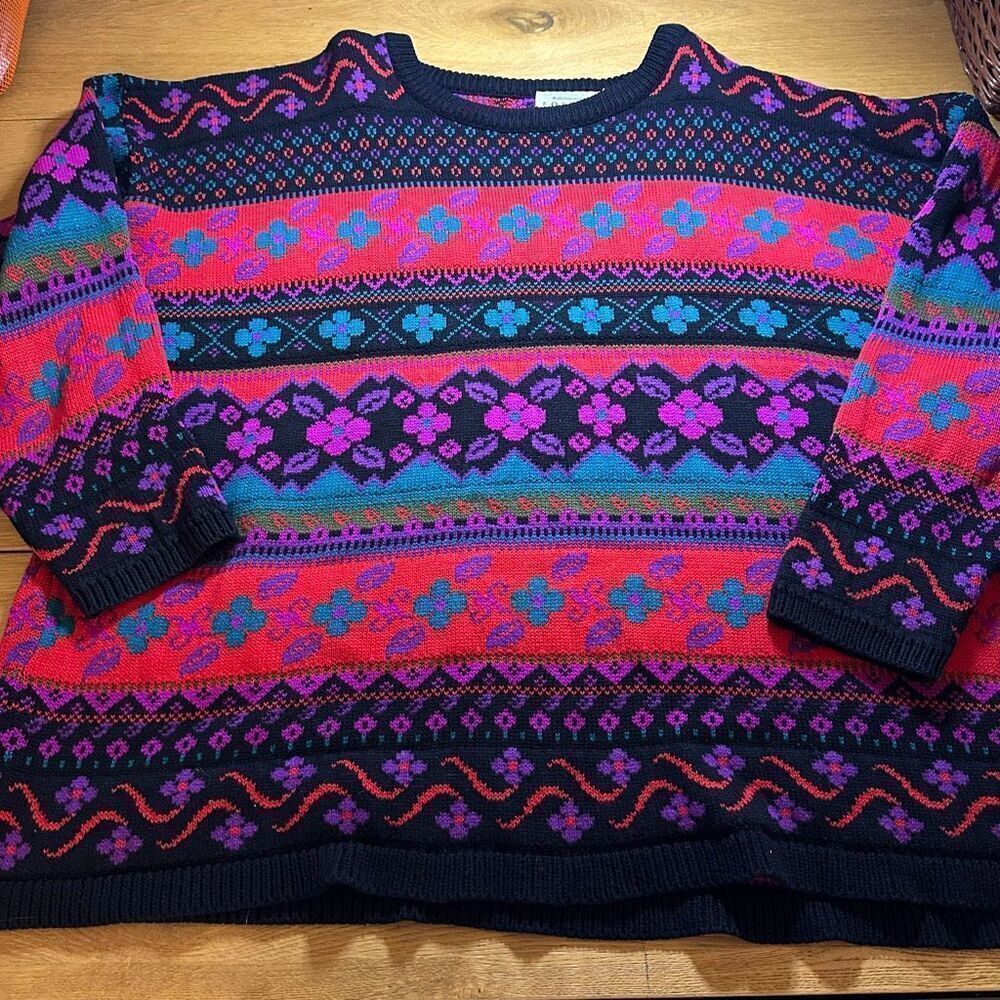 Vintage fornelli sweater xl ugly sweater Cosby Christmas holiday winter